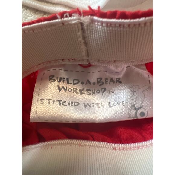 Build-A-Bear BABW Outfit Patriotic Red White Blue Hug Freely Top Shorts Hat Jean - Picture 6 of 10